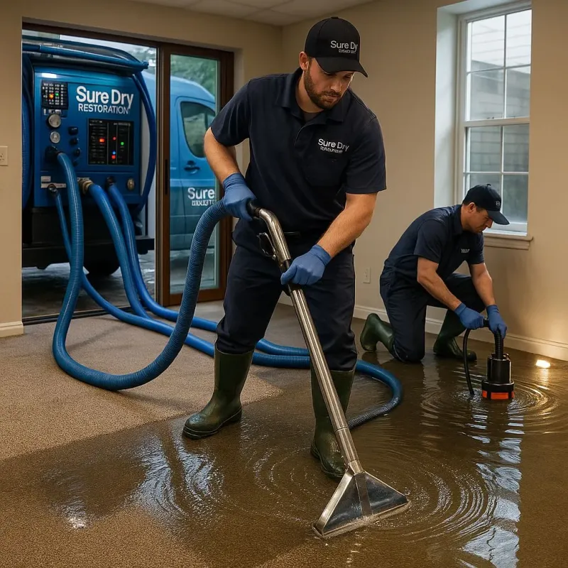 Water Extraction and Removal process in Ridgewood, NJ